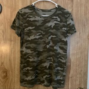 Pink Victoria’s Secret Women’s Camo Tee Size Small